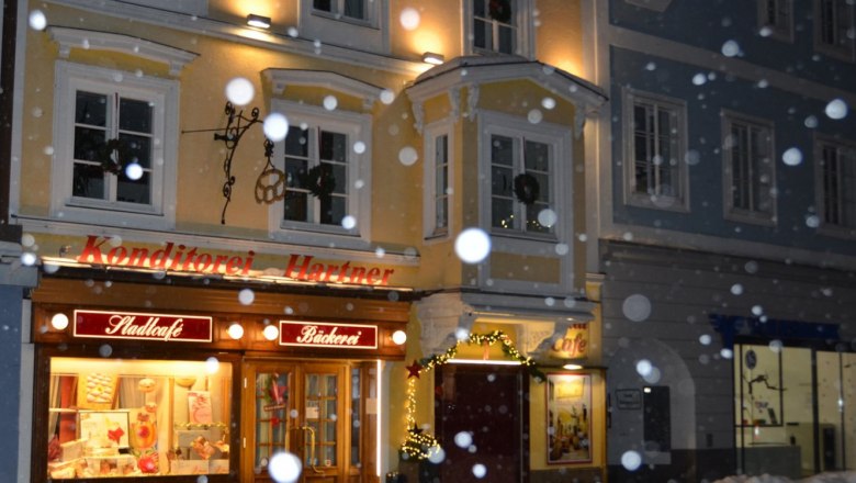 Konditorei Hartner im Winter, © Sandra Grafeneder Konditorei Hartner im Winter, © Sandra Grafeneder
