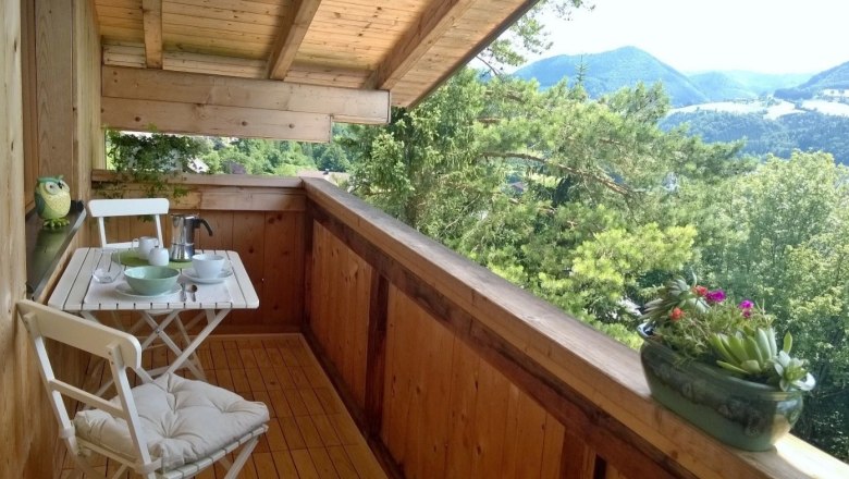 Apartment Kohlnberger Balkon Sommer, © Kohlnberger Apartment Kohlnberger Balkon Sommer, © Kohlnberger