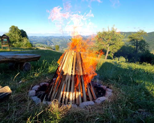 gemütliches Lagerfeuer, © Familie Schweighuber