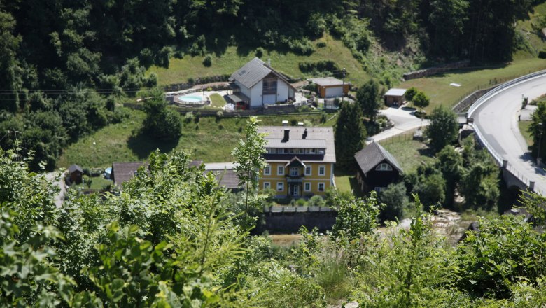 Blick Antonius Kapelle zum Ferienhaus an der Ybbs, © Josef Steinbichler