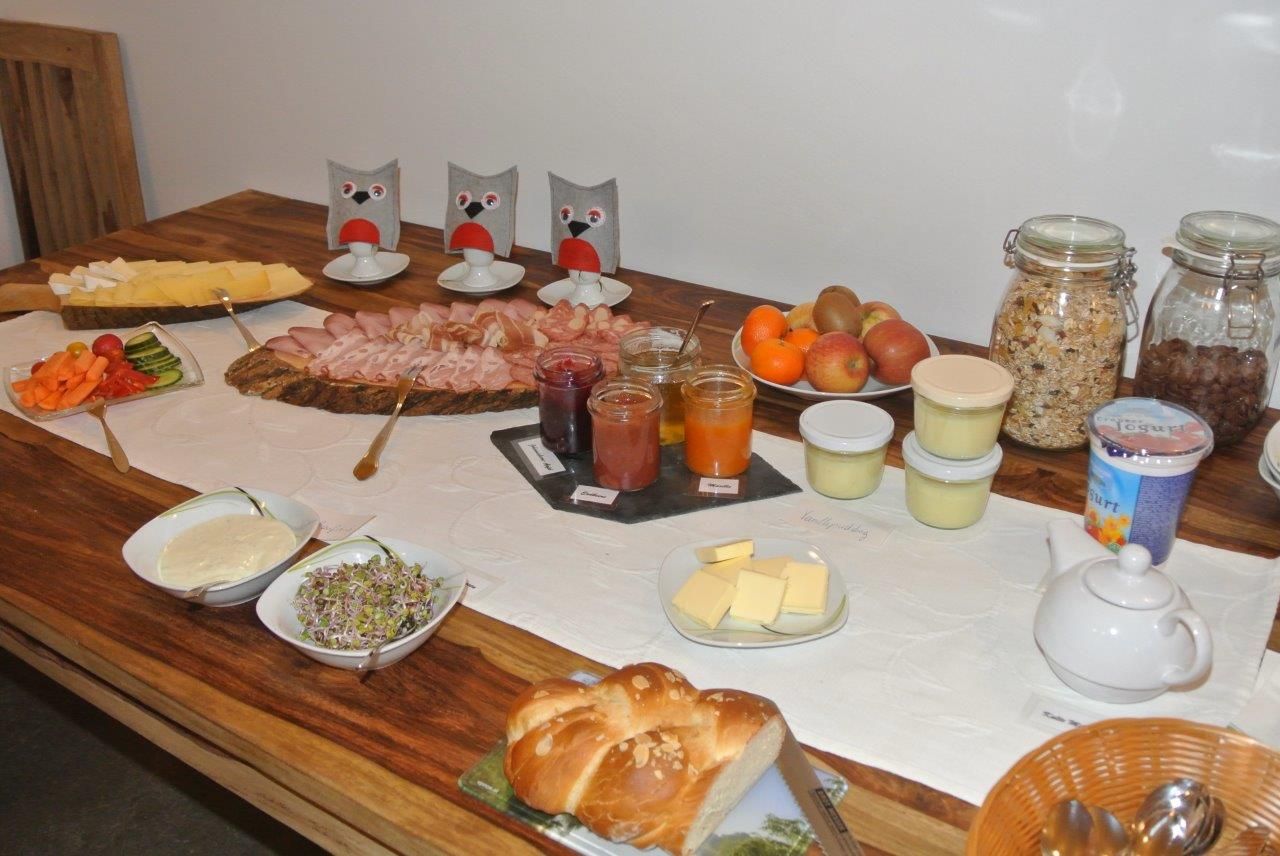 Das Frühstücksbuffet lässt keine Wünsche offen